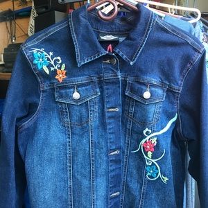 Harley Davidson Embroidered Jean Set